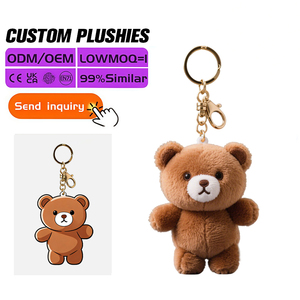 Boneka Plush Super Lembut dari Kapas PP Custom Tanpa Minimum Order (MOQ) - Boneka Custom, Hewan Boneka, Bantal, Gantungan Kunci - Product Image 3