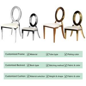 เก้าอี้สแตนเลสโลหะแบบวางซ้อนกันได้สำหรับงานปาร์ตี้เฟอร์นิเจอร์ที่ทนทานสำหรับเด็กสุดหรูสีเงิน - Product Image 6