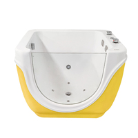 Baignoire pour bébé en acrylique bon marché pour hôpital, massage, spa pour enfants, baignoire autoportante pour bébé, hydrothérapie, baignoire courte, baignoires pour enfants