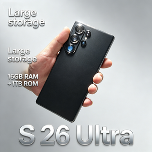 Smartphone S26 Ultra 5G con Cámara de 108MP, Batería de 8000mAh, Pantalla AMOLED, Sensor de Huellas Dactilares, Color Dorado - Product Image 4