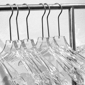 Biểu Tượng Tùy Chỉnh Cá Nhân Chrome Vàng Móc Áo Trong Suốt Acrylic Móc Áo Rõ Ràng Quần Áo Trong Suốt Acrylic Móc Với Logo - Product Image 4