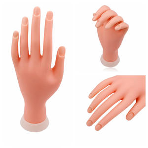 Modèle de Main d'Entraînement Réglable en Silicone pour la Conception d'Ongles et les Ongles en <span class=keywords><strong>Acrylique</strong></span> - Product Image 2