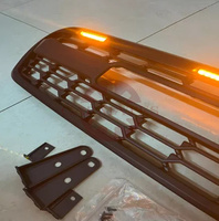 Grille de course GR modifiée pour Hilux Vigo 2005 2006 2007 2008 2009 2010 2011 Grille de radiateur LED Grilles avant Pare-chocs Masque Mesh