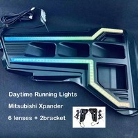 Nouveau design 2026 Mitsubishi Xpander Feux de jour DRL WRGB avec lentille de projecteur LED Kit de rétrofit pour phares