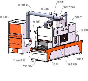 20 Stück Spritzpistole Tumble Belt Conveyor Sands trahl maschine - Product Image 3