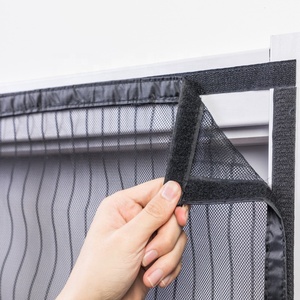 2023 khung hình đầy đủ Polyester ma thuật Cửa Rèm nam châm muỗi lưới từ cửa màn hình - Product Image 5