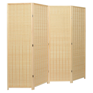 Màn Hình Paravan Riêng Tư Thân Thiện Với Môi Trường Bằng Tre Trang Trí Có Thể Di Chuyển Hiện Đại Màn Hình Phân Chia Phòng - Product Image 5