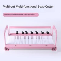 Coupe-savon manuel multifonctionnel de qualité supérieure, épaisseur réglable, cadre métallique, base en acrylique pour la fabrication artisanale de savon à froid
