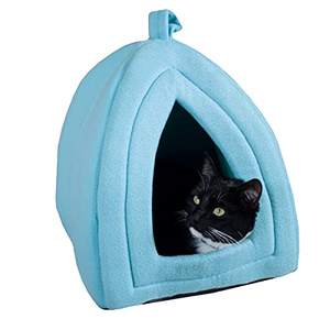 Material personalizado acogedor cálido gato cama casa gato casa lavable mascota suave cueva Perrera Perros cómodo perro nido refugio perrera - Product Image 2