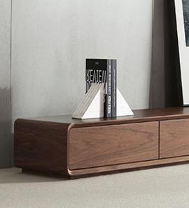 <strong>Walnut</strong> Tv <strong>Cabinet</strong> with Drawer Wooden Living Room Furniture Storage Coffee Table TV Console Modern - Product Image 4