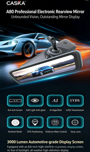 Cámara de Visión Trasera <span class=keywords><strong>Caska</strong></span> con Pantalla de 8.6 Pulgadas, Interfaz USB, Interfaz para Tarjeta TF, Lente Dual, Wifi, GPS, Monitor de Estacionamiento, Visión Nocturna - Product Image 4