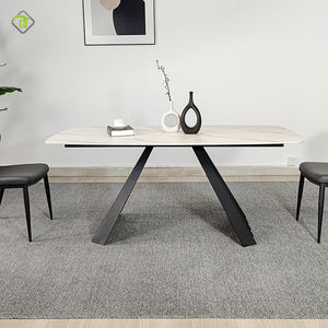 <span class=keywords><strong>Tavolo</strong></span> da pranzo di lusso Set <span class=keywords><strong>6</strong></span> <span class=keywords><strong>posti</strong></span> per la sala da pranzo mobili in stile moderno tavoli da pranzo con sedie - Product Image 5