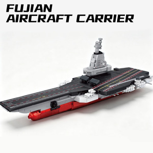 <span class=keywords><strong>Portaaviones</strong></span> de <span class=keywords><strong>Fujian</strong></span>, Barco de Guerra Militar, Bloques de Construcción de Plástico ABS, Juguete de Ensamblaje DIY, Modelo de Bloques de Construcción - Product Image 2