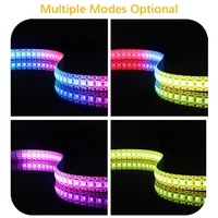 Tira de LED RGBIC Eco WS2812B con Píxeles Individualmente Direccionables, USB y PCB con Clasificación IP66 para Decoración de Escritorio de Juegos