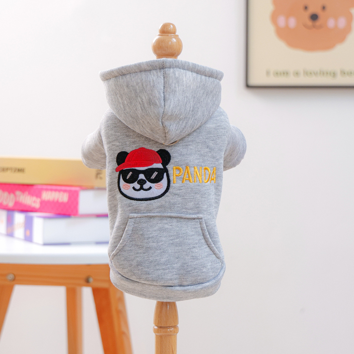 Happy animal city sweatshirt-gray panda