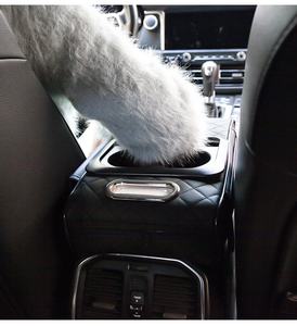 2023新卸売カーアームレスト枕センターコンソール収納バッグ付きレザーハンドレストサポートクッションティッシュボックス - Product Image 2