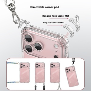 Custodia morbida <span class=keywords><strong>trasparente</strong></span> in TPU per iPhone 17 con Design a foro sottile <span class=keywords><strong>Cover</strong></span> per cellulare per <span class=keywords><strong>Apple</strong></span> - Product Image 1