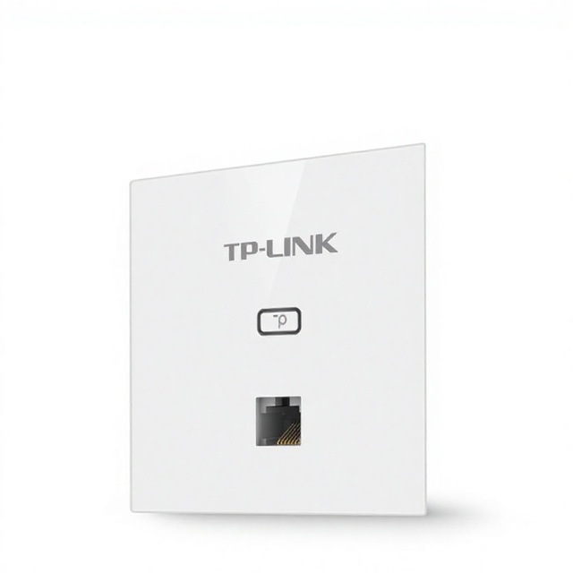 TP-Link TL-AP1202GI-PoE Slim Easy-Setup Edition AC1200 Dual-Band Gigabit Wireless Stainless Steel In-Wall Access Point