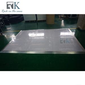 Pista de baile para decoración de bodas pistas de baile portátiles de alto brillo blancas - Product Image 2