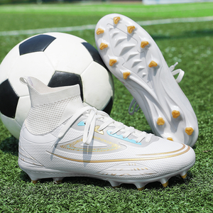 Chaussures de football à crampons montantes unisexe pour adultes, vente en gros, haute qualité, pour entraînement sportif, étudiants et usage extérieur - Product Image 2