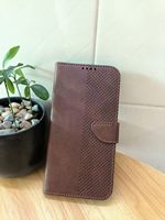 Dompet PU Tas Ponsel untuk Samsung Galaxy S26 S25 S24 Ultra S23 FE S22 S21 S20 Casing Ponsel Lipat Kulit Berukir