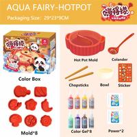 Kit de Bricolage Magique Hot Pot Water Elf, Ensemble de Jouets en Gel Aquatique 3D