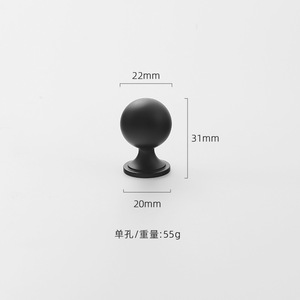 Poignée de tiroir monotrou métallisée General French Light Luxury pour armoires de cuisine et placards Application générale - Product Image 6