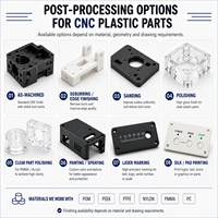 Pièces en plastique noir usinées avec précision par CNC, ABS, PEEK, POM, UHMWPE, acrylique, nylon, PVC, PTFE, PMMA