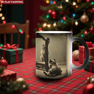 Tasse magique givrée mate 11oz en céramique activée par la chaleur - Product Image 2