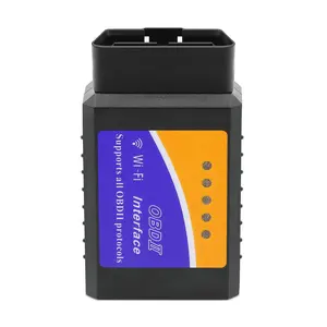 Mini obd2 obdii elm327 obd2 v1.5 elm wifi scanner قارئ رموز automotriz obd elm327 واجهة تدعم جميع بروتوكولات obdii