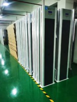 Walk Through Metal Detector Single Panel Security Door 5 Detection Zones LCD Screen Traffic Counting Remote Control