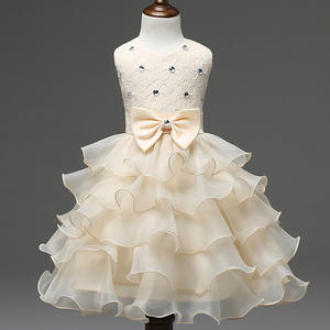 Compra Directa en China, Boutique Infantil, Ropa de Niña, Vestido de Tul sin Mangas, Elegante, para Fiesta de Verano, Boda - Product Image 1