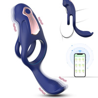 Masajeador de Pene Masculino con Control Remoto Inalámbrico, Masaje Corporal Sexual para Adultos