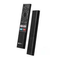 G22 Pro Air Mouse, Teclado y Ratón Inalámbricos 2.4G para Control Remoto de TV Box Android, Air Mouse con Aprendizaje IR y Voz, Batería AAA