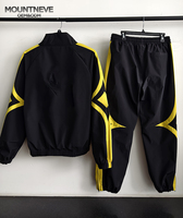 Ensemble de Survêtement Sport Homme Personnalisable avec Logo Coupe-Vent Unisexe Grande Taille Veste Zippée de Course en Nylon pour Hommes