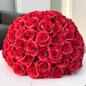 ลูกบอลดอกไม้ขายส่ง สีแชมเปญสำหรับงานแต่งงาน จัดวางเป็นลูกบอลดอกไม้สำหรับตกแต่งโต๊ะกลางในงานแต่งงาน - Product Image 5