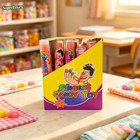 Bonbons durs multicolores en forme de cube, saveur fruitée 3D, design original, boîte de 30 pièces, emballage personnalisé, fête d'enfants, vente en gros