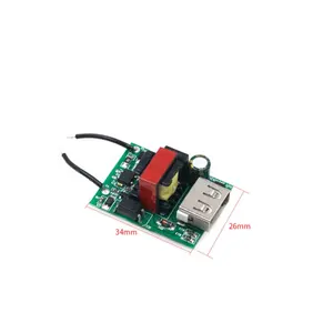 12V 24V 36V 48V 72V a 5V 1A Módulo reductor USB Fuente de alimentación aislada Convertidor Buck Estabilizador