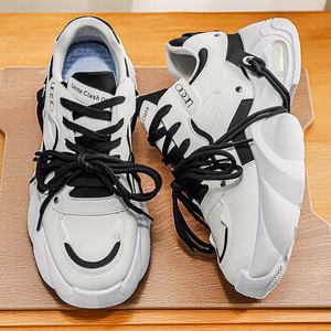 Neue Herren Chunky Platform Sneakers Luftkissen Dicke Sohle Mode Atmungsaktive Straßen-Freizeitschuhe Sportschuhe - Product Image 5