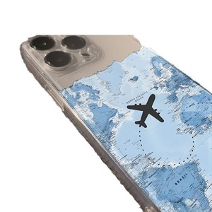 Pareja avión mapa impresión a prueba de golpes <span class=keywords><strong>espacio</strong></span> TPU funda de teléfono móvil para Iphone 8 X Xr Xs 11 12 13 14 15 16 17 Pro Max - Product Image 5