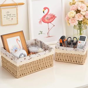 Storage <strong>Basket</strong> with Lining, Pack of 3 Toy Storage <strong>Baskets</strong>, Handwoven, Boho Decor, Recyclable, Braided <strong>Changing</strong> <strong>Table</strong> Organiser - Product Image 2
