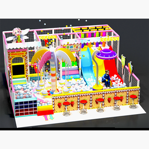 Équipement de jeu souple pour enfants en plein air, parc d'attractions, piscine à balles avec toboggan, maison de jeu, tunnel en plastique, aire de jeux intérieure - Product Image 1