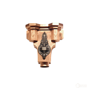 Tête de chef d'orchestre sculpté traditionnel <span class=keywords><strong>chinois</strong></span> Gens Architecture en cuivre pur Tête de chef d'orchestre décorative - Product Image 4