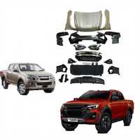Kit Carrosserie Modifié 4x4 Dmax 2025 Compatible Dmax 2012-2019, Kit Pare-chocs et Calandre Avant, Accessoires Dmax 2025