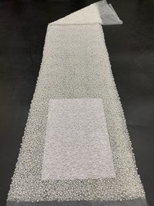 <span class=keywords><strong>Dentelle</strong></span> Perlée <span class=keywords><strong>Blanche</strong></span> De Luxe Avec Perles Tissu de <span class=keywords><strong>Dentelle</strong></span> de Mariage Broderie <span class=keywords><strong>Dentelle</strong></span> Nigériane Africaine pour <span class=keywords><strong>Robe</strong></span> de Femme - Product Image 6