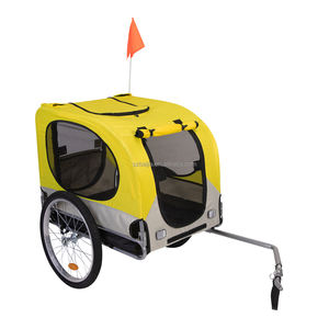 Remorque pliable utilitaire bébé enfants vélo vélo Pet vélo Pet poussette chien chat transporteur vélo remorque pour accessoires de vélo - Product Image 3