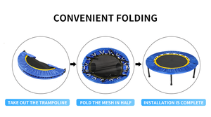 12ft 6-8 trẻ em người lớn ngoài trời sân sau Trampoline, trẻ em giải trí trampolines Bán hàng nóng inground đàn hồi cao người lớn - Product Image 4