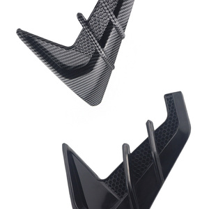 2 Pièces d'accessoires de carrosserie pour voiture : Aérations latérales de capot moteur, type ailerons de requin - Product Image 4