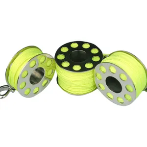 Rvs Nylon Lijn 75 Ft 100 Ft 150 Ft Duiken Reel, Vinger Reel Spool Voor Duiken