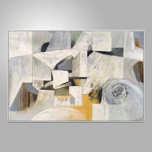 Peinture murale originale Wabi Sabi Home Hotel, grande nature morte abstraite, acrylique peinte à la main, décoration artistique, peinture encadrée texturée 3D - Product Image 1